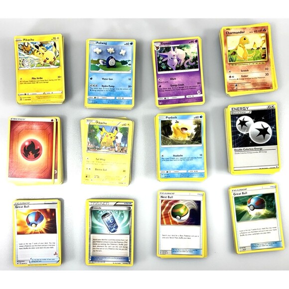 Pokémon TCG Trading Card Mixed Lot of 435 Modern Cards in Collectible Tin - Picture 5 of 13